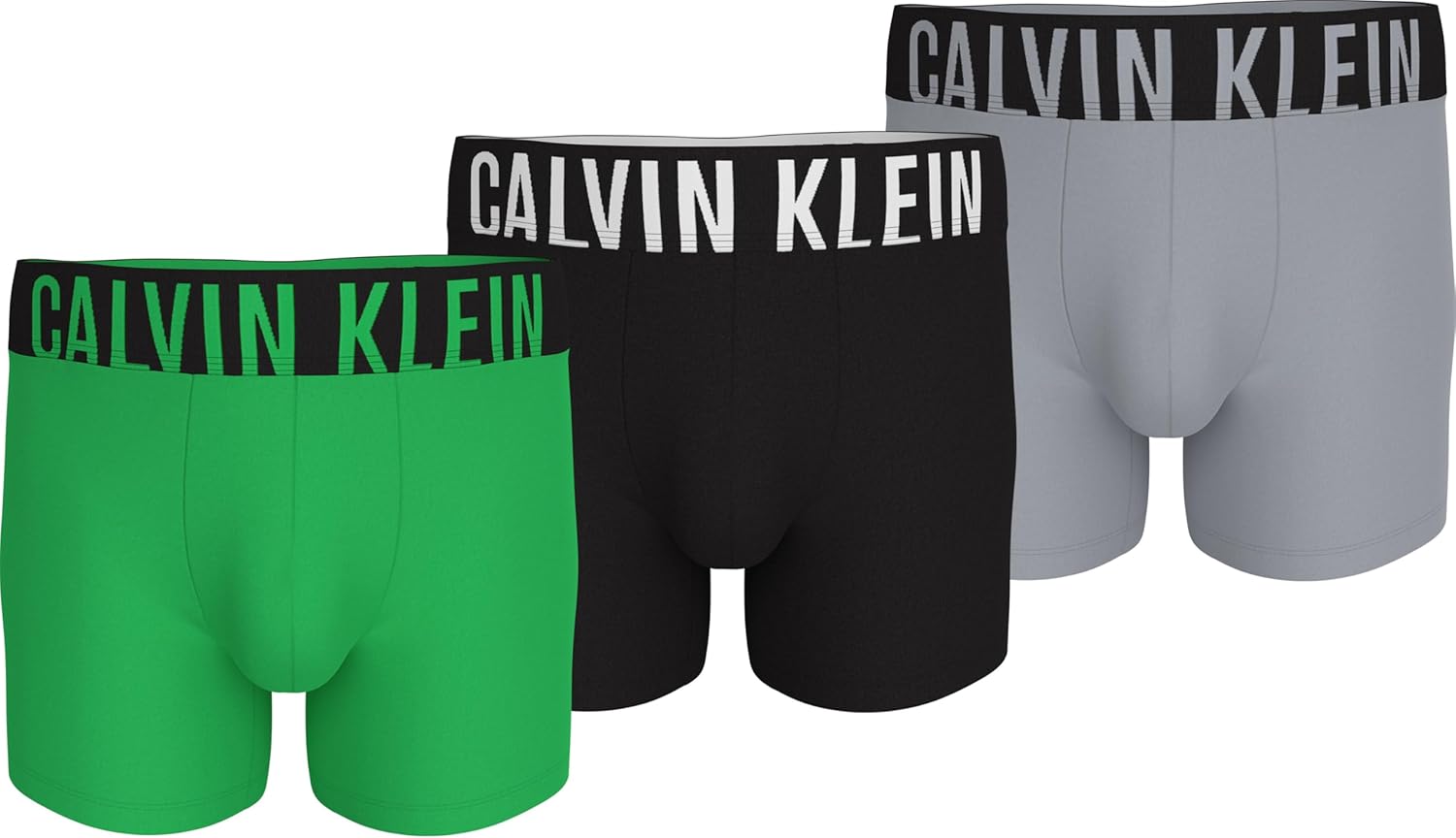 

Комплект из 3 трусов-боксеров Calvin Klein Men Intense Power, Misty Grey/Black/Blossom Green