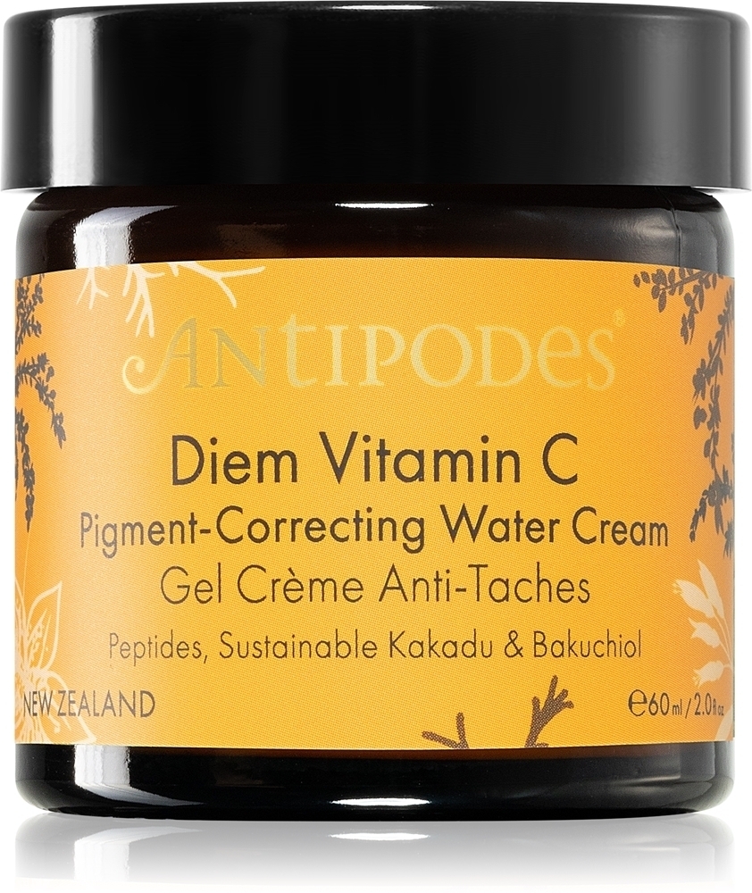 

Крем Diem Vitamin C, корректирующий пигментацию, осветляющий увлажняющий крем для пигментных пятен с бактериями Antipodes, 60 мл