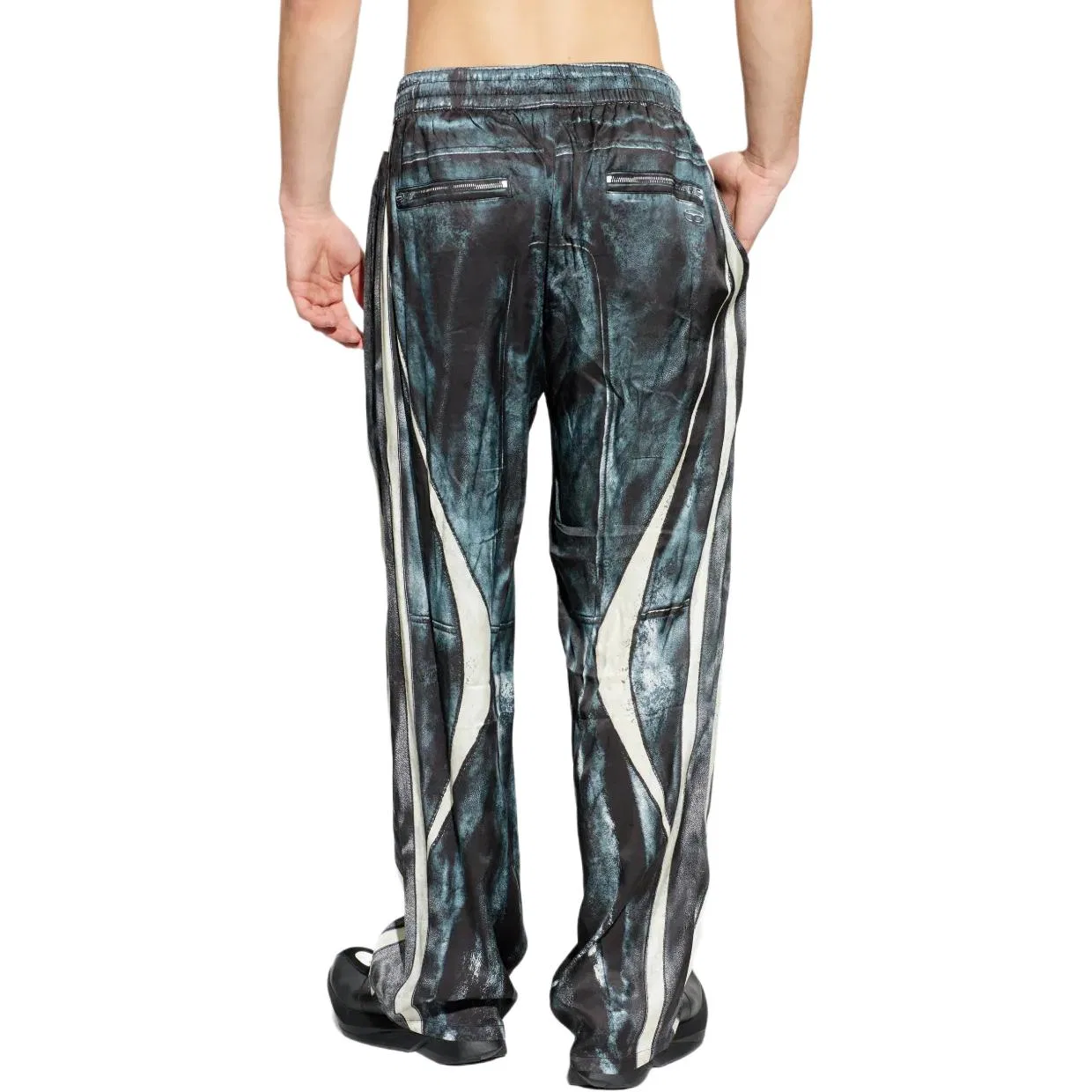 Трек-штаны P-Theck-Bmcz с карманом на молнии DIESEL, Black — фото 4
