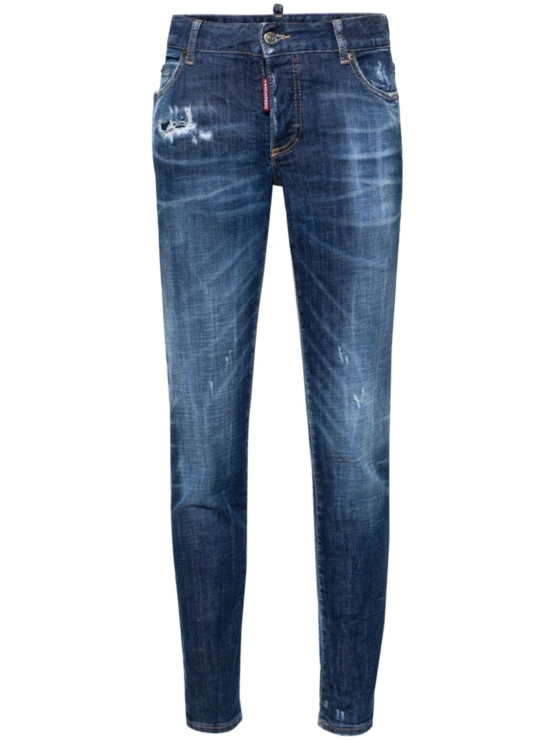 

Dsquared2 джинсы скинни Jennifer с заниженной талией, синий