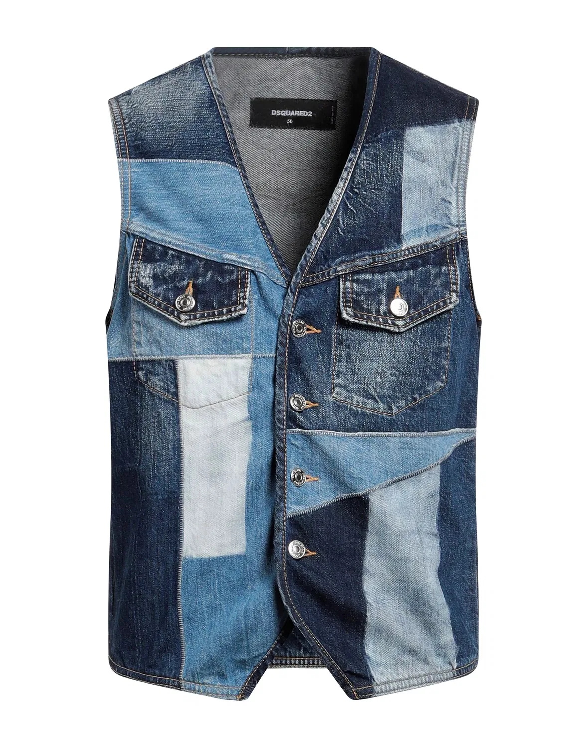 Жилет джинсовый DSQUARED2 синий