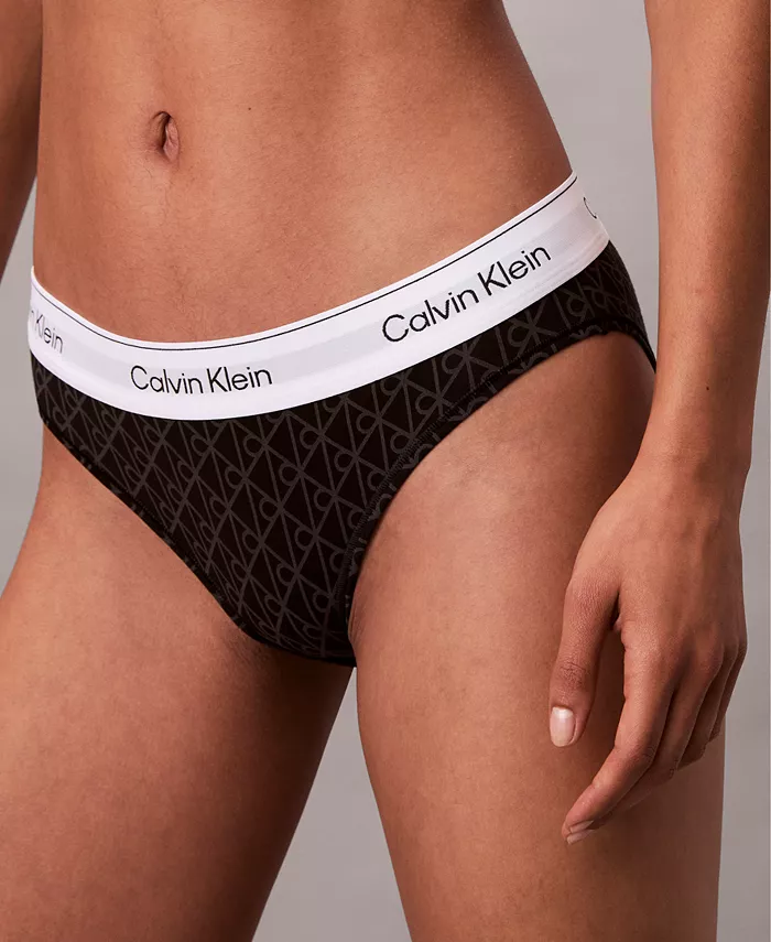 

Женские бикини CK Icon из хлопка и модала Calvin Klein, черный