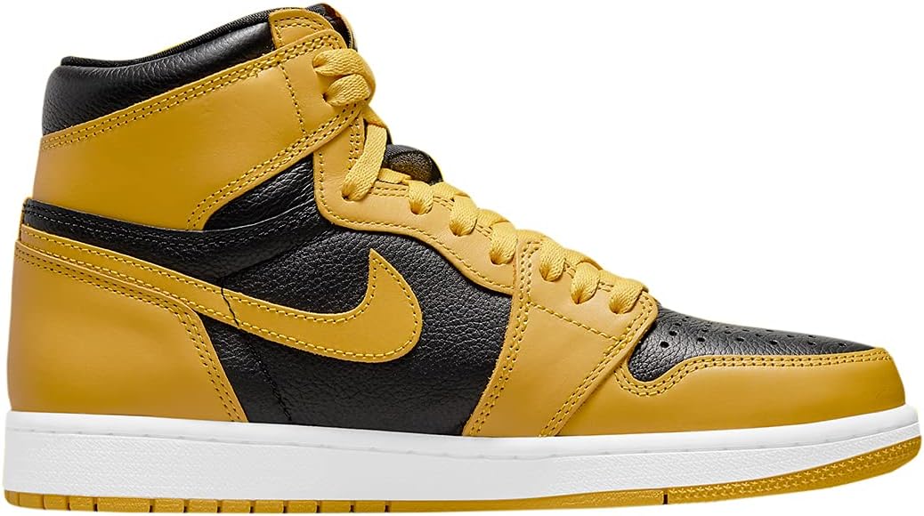Мужские кроссовки Nike Air Jordan 1 Retro High OG, желтый — фото 2