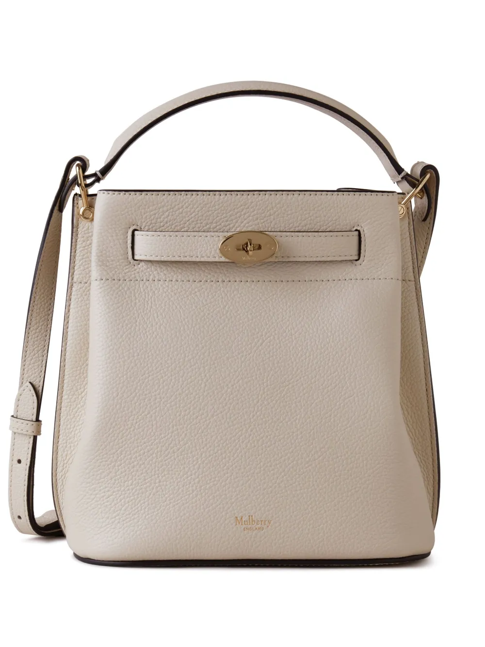 

Сумка-ведро Islington с застежкой Mulberry, нейтральный