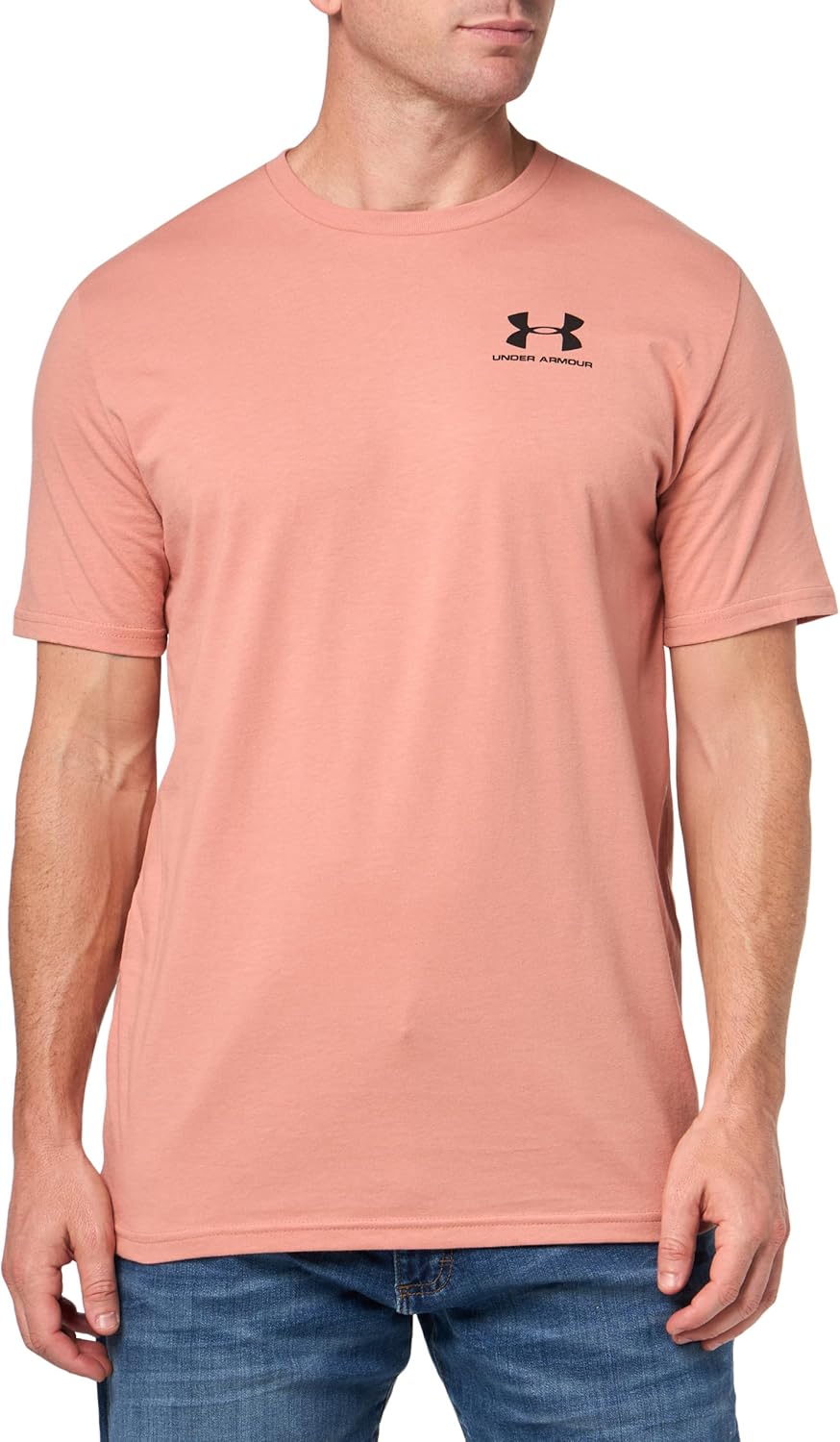 

Мужская спортивная футболка Under Armour с коротким рукавом на левую грудь, (697) Canyon Pink/Black, Черный, Мужская спортивная футболка Under Armour с коротким рукавом на левую грудь, (697) Canyon Pink/Black