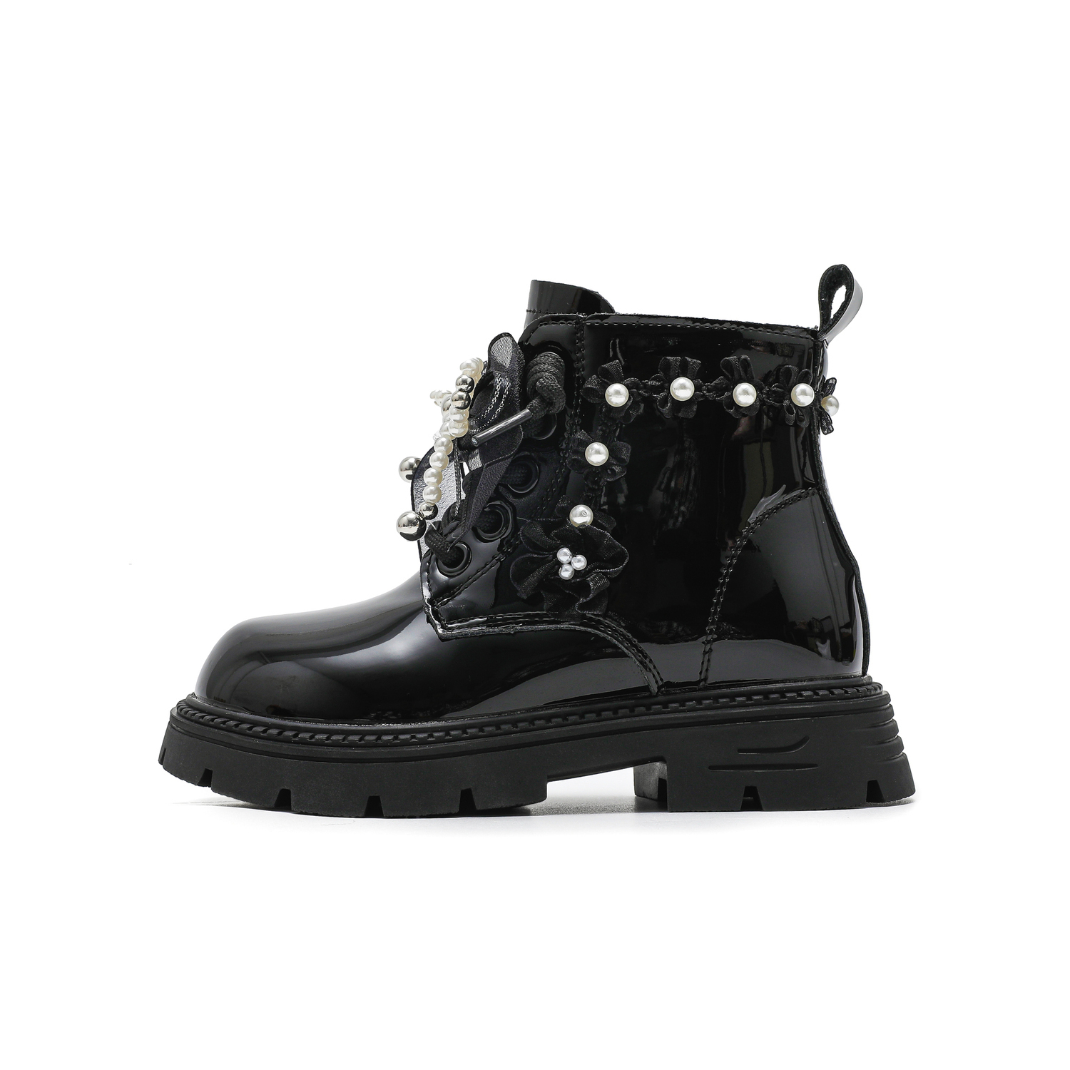 

Детские водонепроницаемые, легкие, с амортизацией и противоскользящей подошвой кожаные ботинки Frozen Anti Kick Disney, черный[thick cotton thermal]