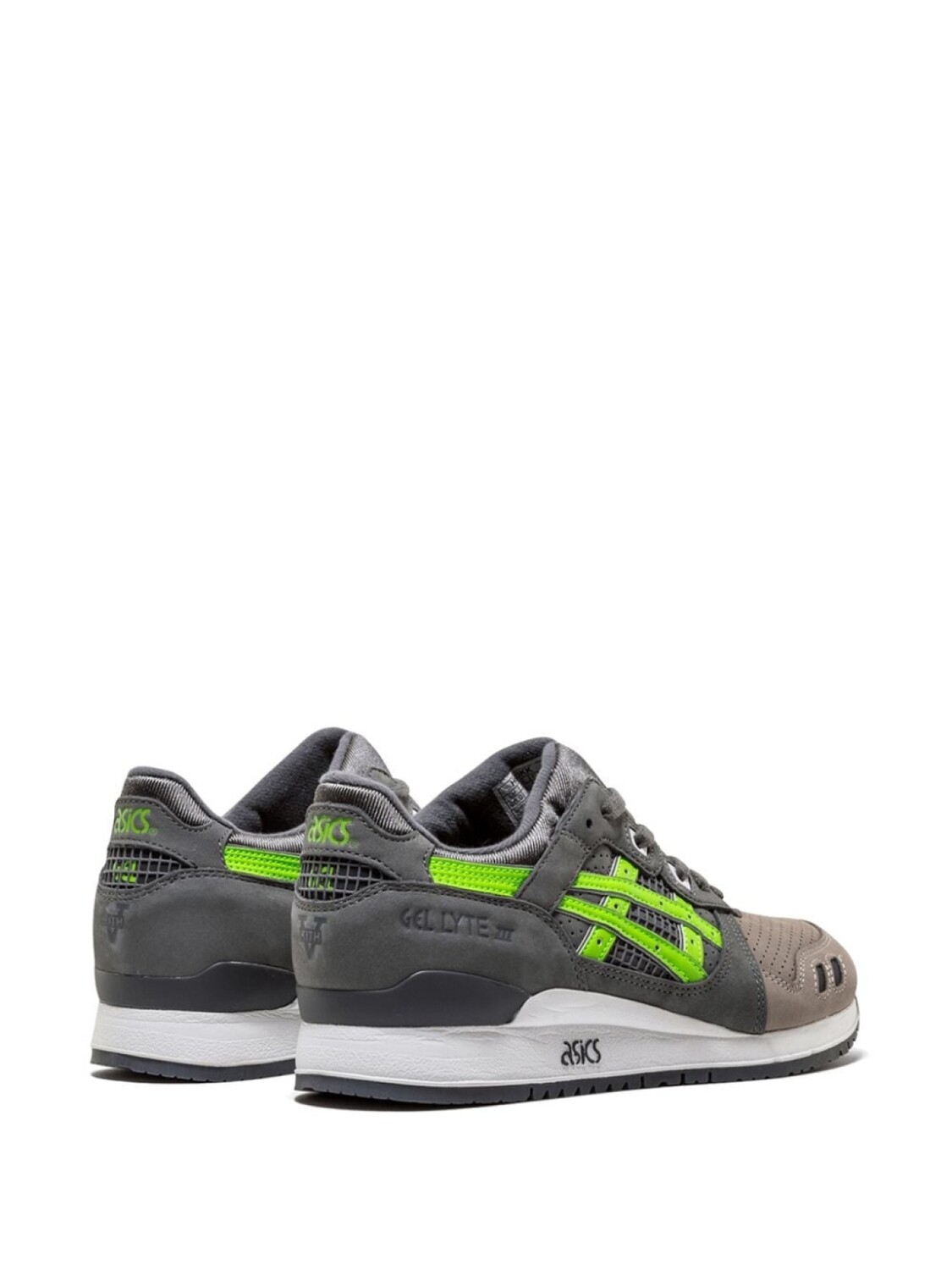 Кроссовки Asics Gel-Lyte 3, серый/зеленый — фото 3