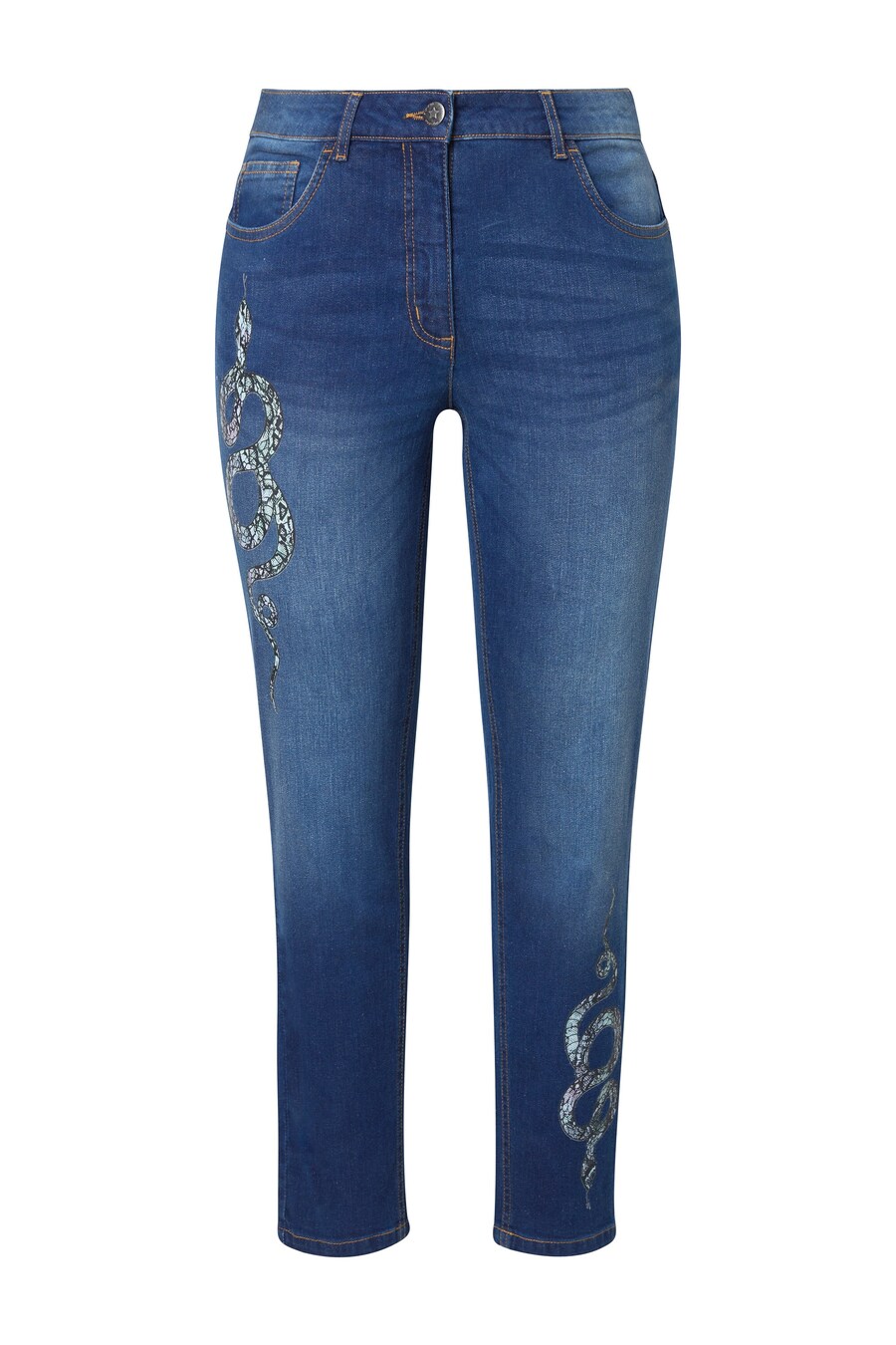 

Облегающие джинсы Angel of Style, цвет Blue denim/Light blue