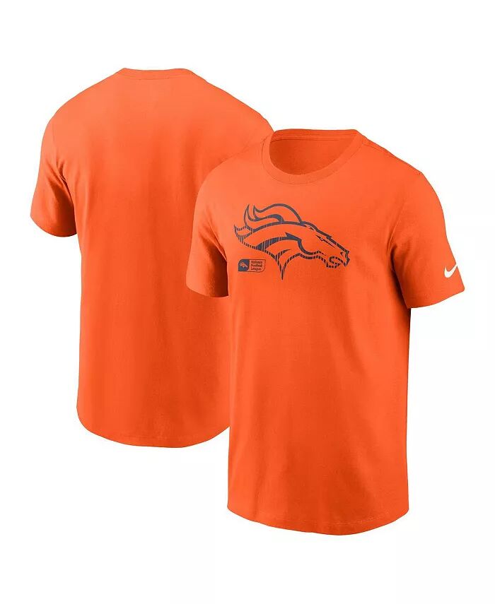 

Мужская оранжевая футболка Denver Broncos Faded Essential Essential Nike, оранжевый