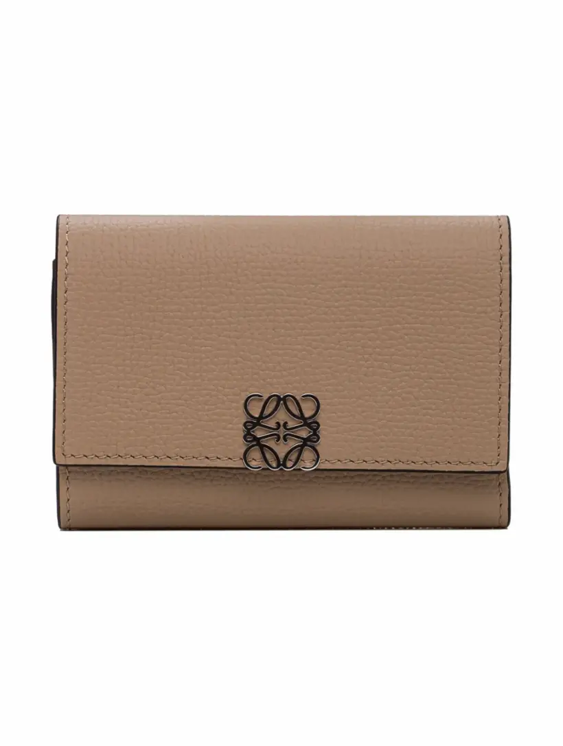 

Кожаное портмоне Anagram Loewe, бежевый
