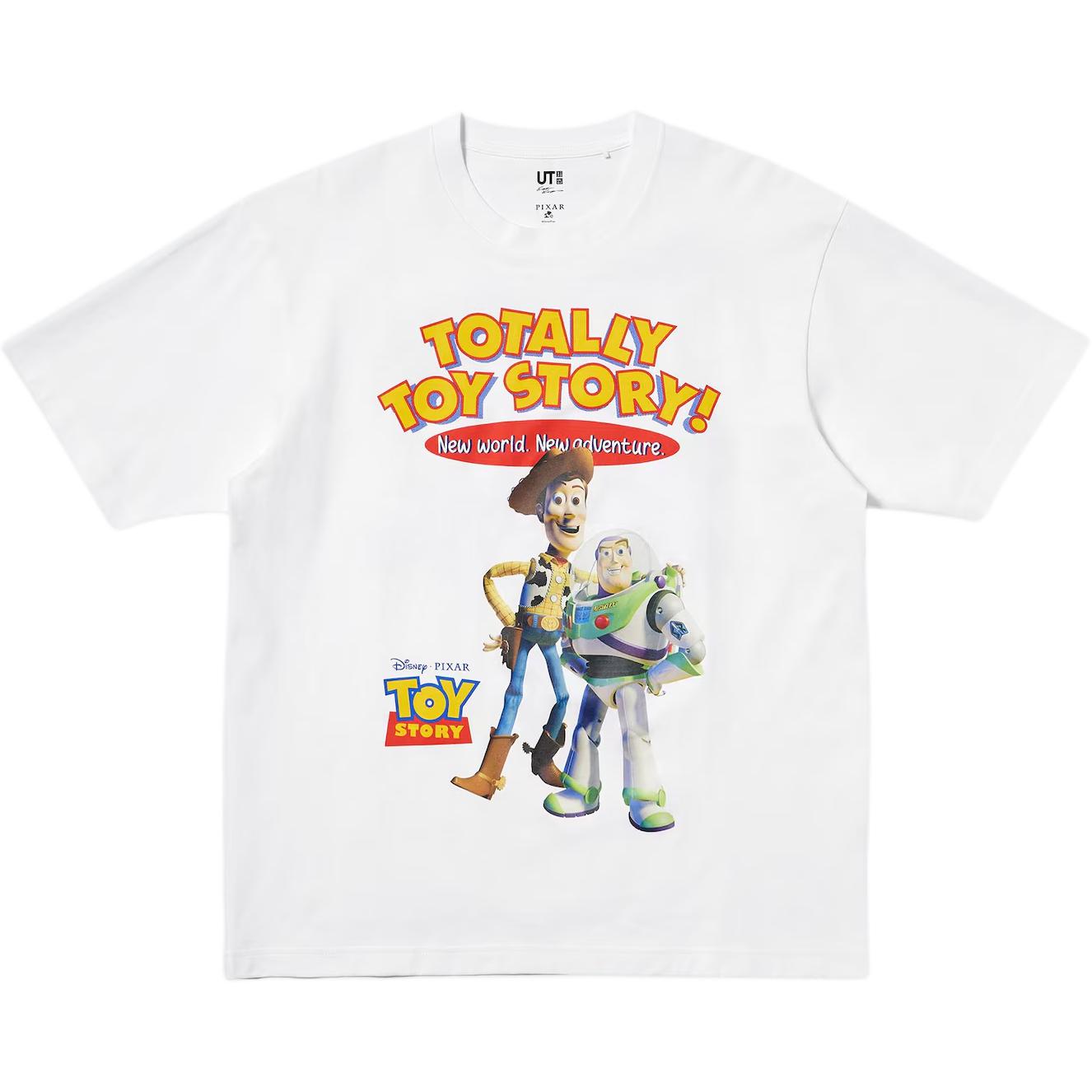 

UNIQLO Футболка мужская Toy Story, Collaboration, White, Белый, UNIQLO Футболка мужская Toy Story, Collaboration, White