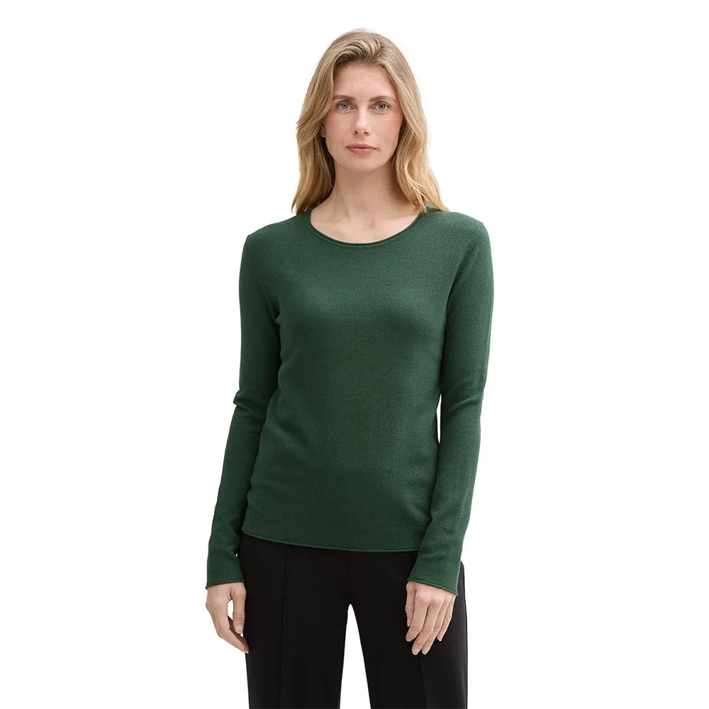 

Свитер Tom Tailor Knit Structured Striped, зеленый