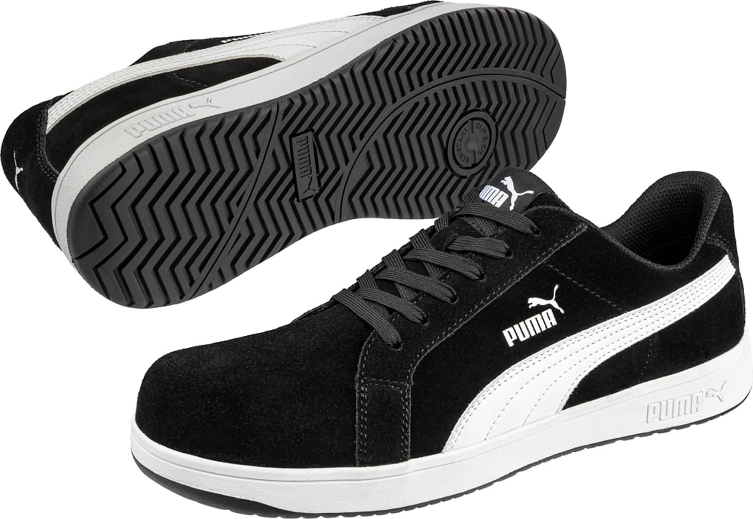 Мужские кроссовки Puma Iconic Suede Low Eh, черный — фото 3