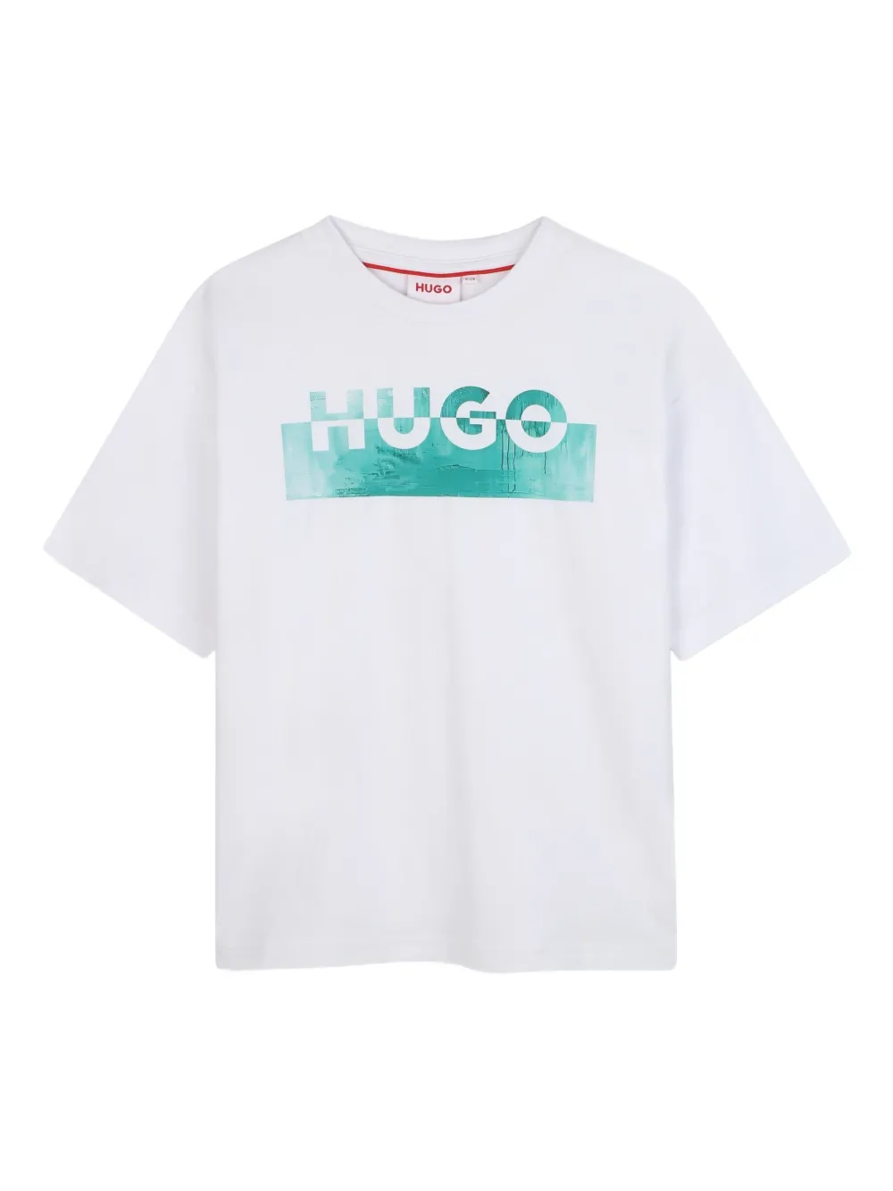 

Футболка с логотипом HUGO KIDS, белый
