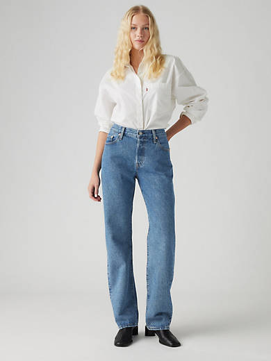 

Женские джинсы 501 90-х годов Levi's, цвет Shout Out Stone - Medium Wash