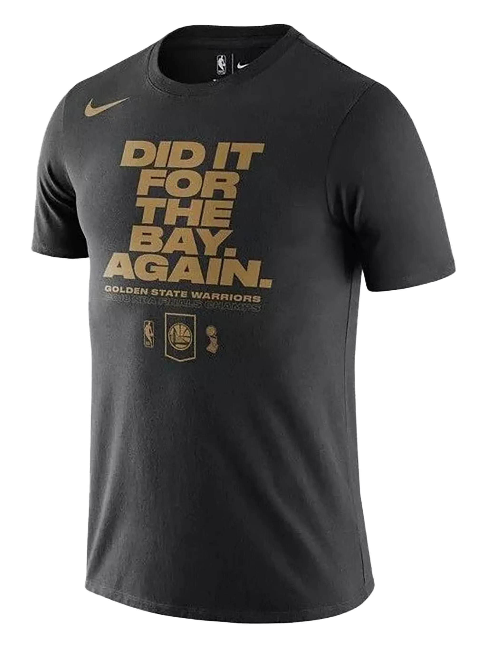 

Футболка NBA Golden State Warriors Did It For The Bay Again Nike, серый