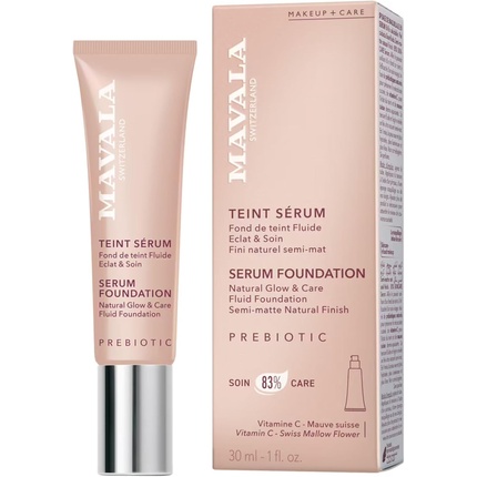 

Сыворотка для лица Тональная основа Fluid Dark 30 мл Shine and Care Mavala