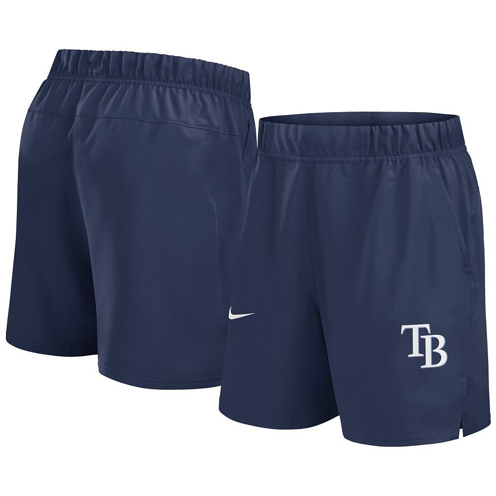 Мужские темно-синие тканые шорты Nike Tampa Bay Rays Victory Performance, цвет Ray Navy — фото 2
