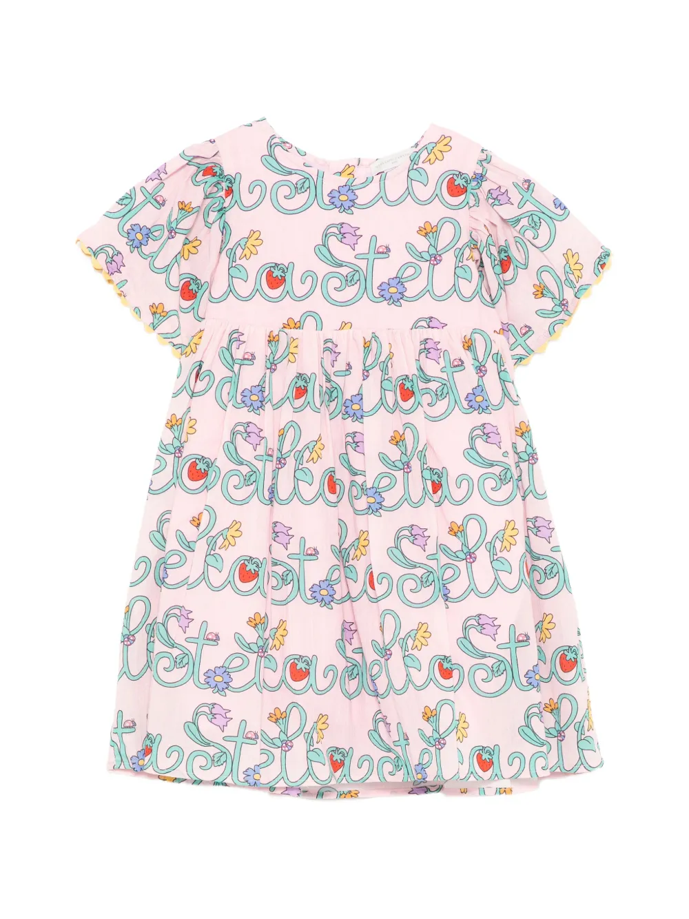 

Платье с принтом Stella Mccartney Kids, розовый