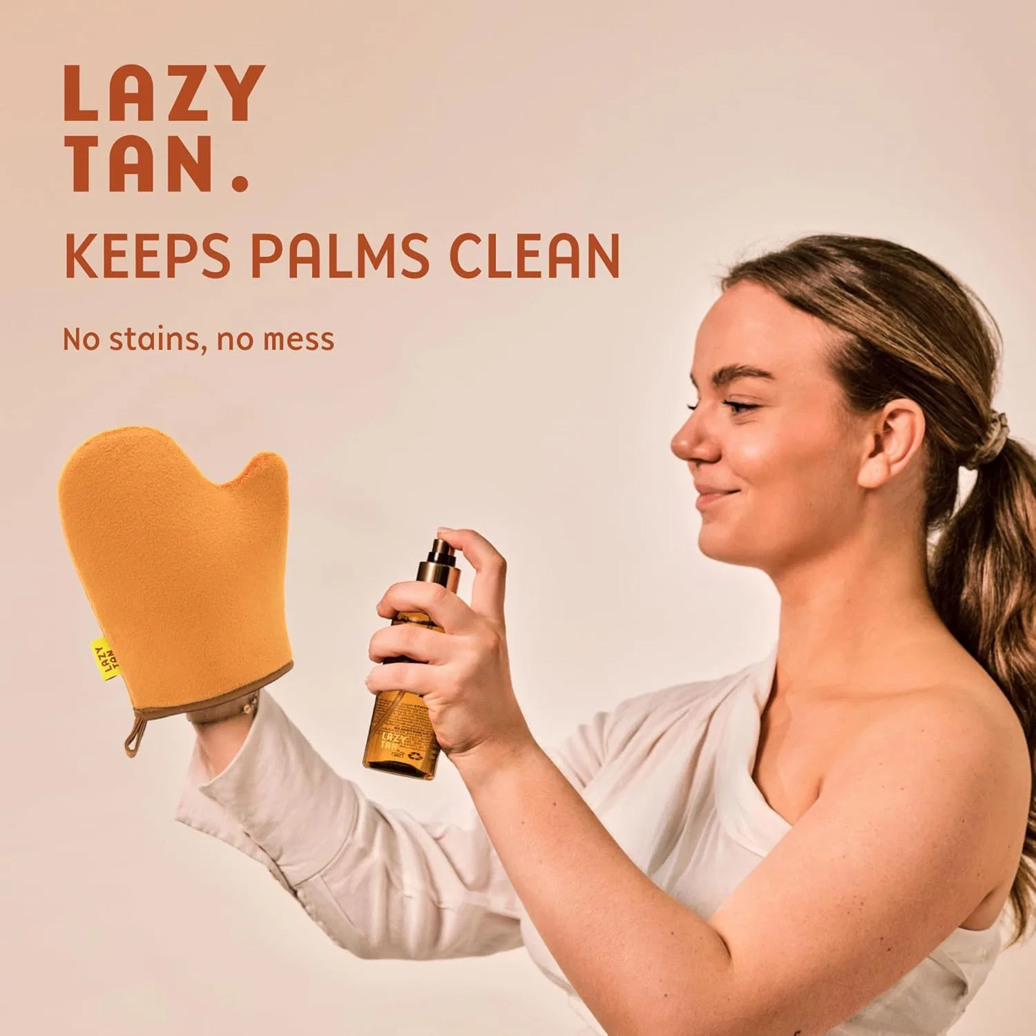 Митт для автозагара Lazy Tan, многоразовый, для лица и тела — фото 3