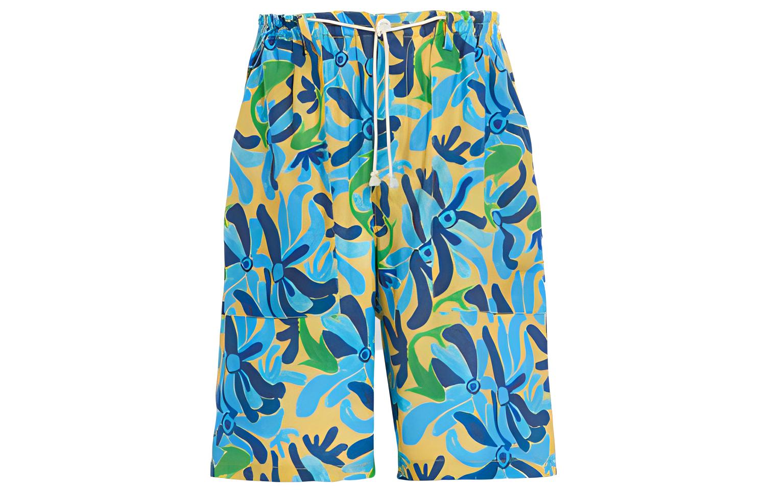 

Шорты с кулиской и принтом X No Vacancy Inn MARNI, мультиколор