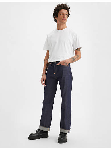 

1937 501 Оригинальные мужские джинсы Levi's, цвет Organic Rigic Selvedge- Dark Wash - Non Stretch