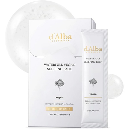 

D'Alba Italian White Truffle Waterfull Vegan Sleeping Pack D'Alba Piedmont