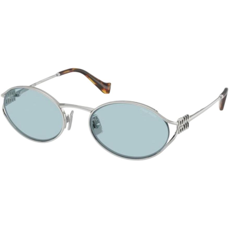 

MIU MIU Солнцезащитные очки овальной формы Eyewear Oval Frame, Silver