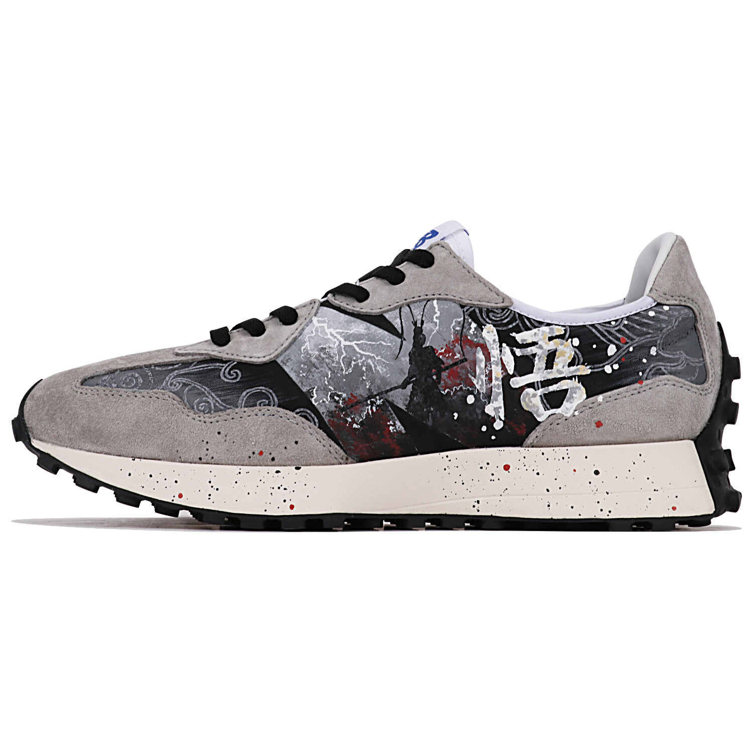 

Кроссовки NB 327 унисекс с низким верхом, черный/серый New Balance
