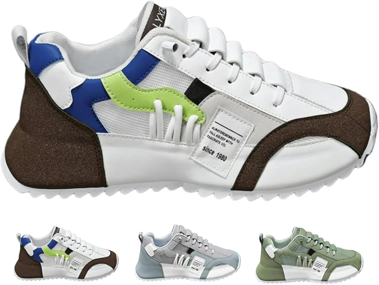 

Мужские модные повседневные кроссовки MACEFIL, дышащие, легкие с массивной подошвой, стильные спортивные обувь для ходьбы, белый