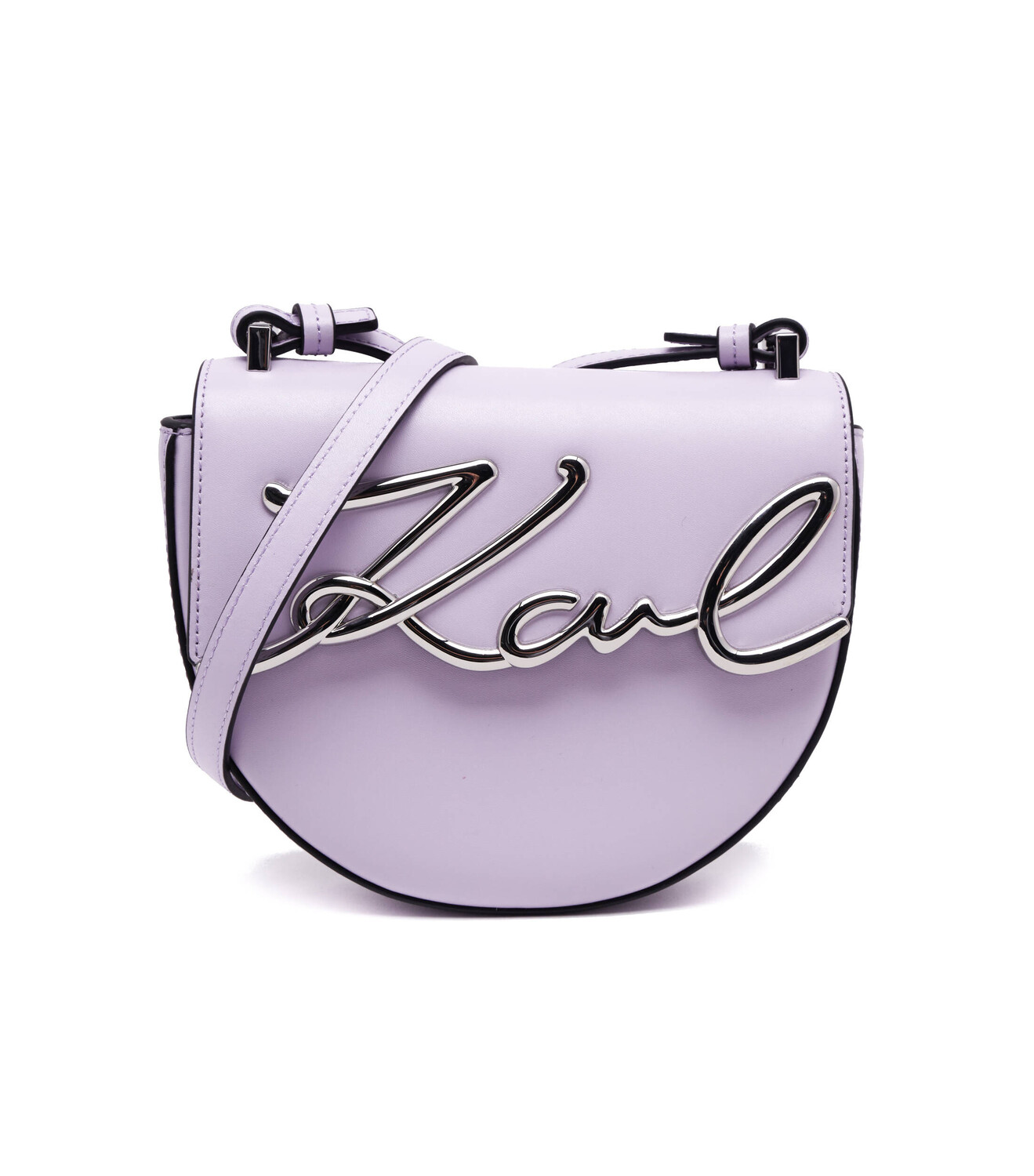 

Сумка-мессенджер Karl Lagerfeld k/signature sm, фиолетовый