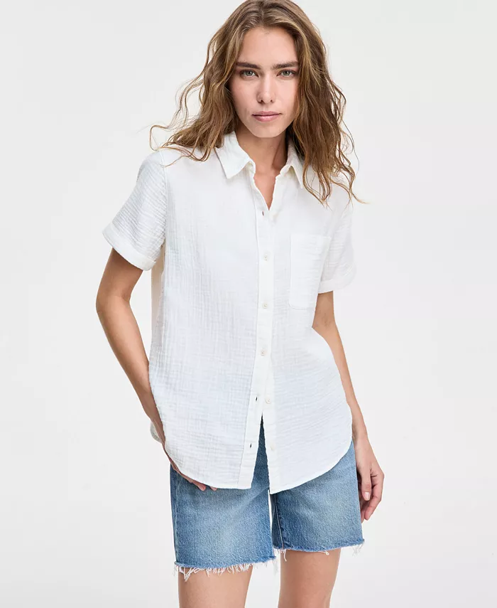 

Женская рубашка с коротким рукавом Darlene в стиле utility Levi's, белый