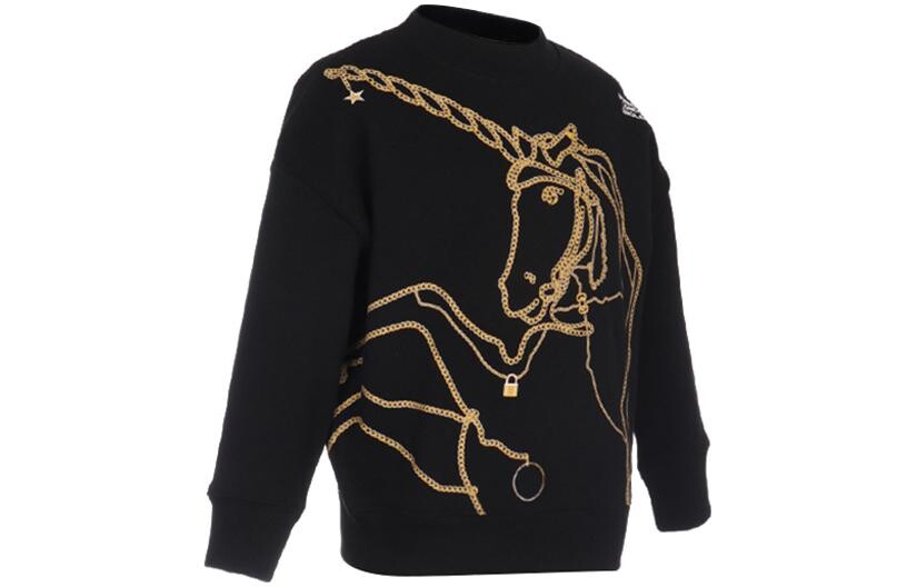 Детская толстовка Burberry, цвет Black — фото 3