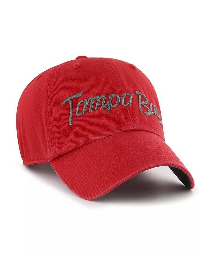 

Мужская красная кепка Tampa Bay Buccaneers Crosstown Clean Up Adjustable Hat '47 '47 Brand