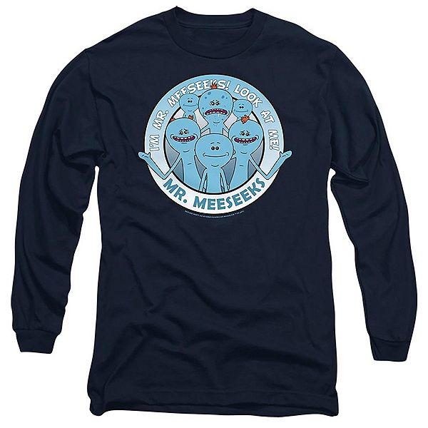 

Футболка с длинным рукавом Rick and Morty Mr Meeseeks Licensed Character