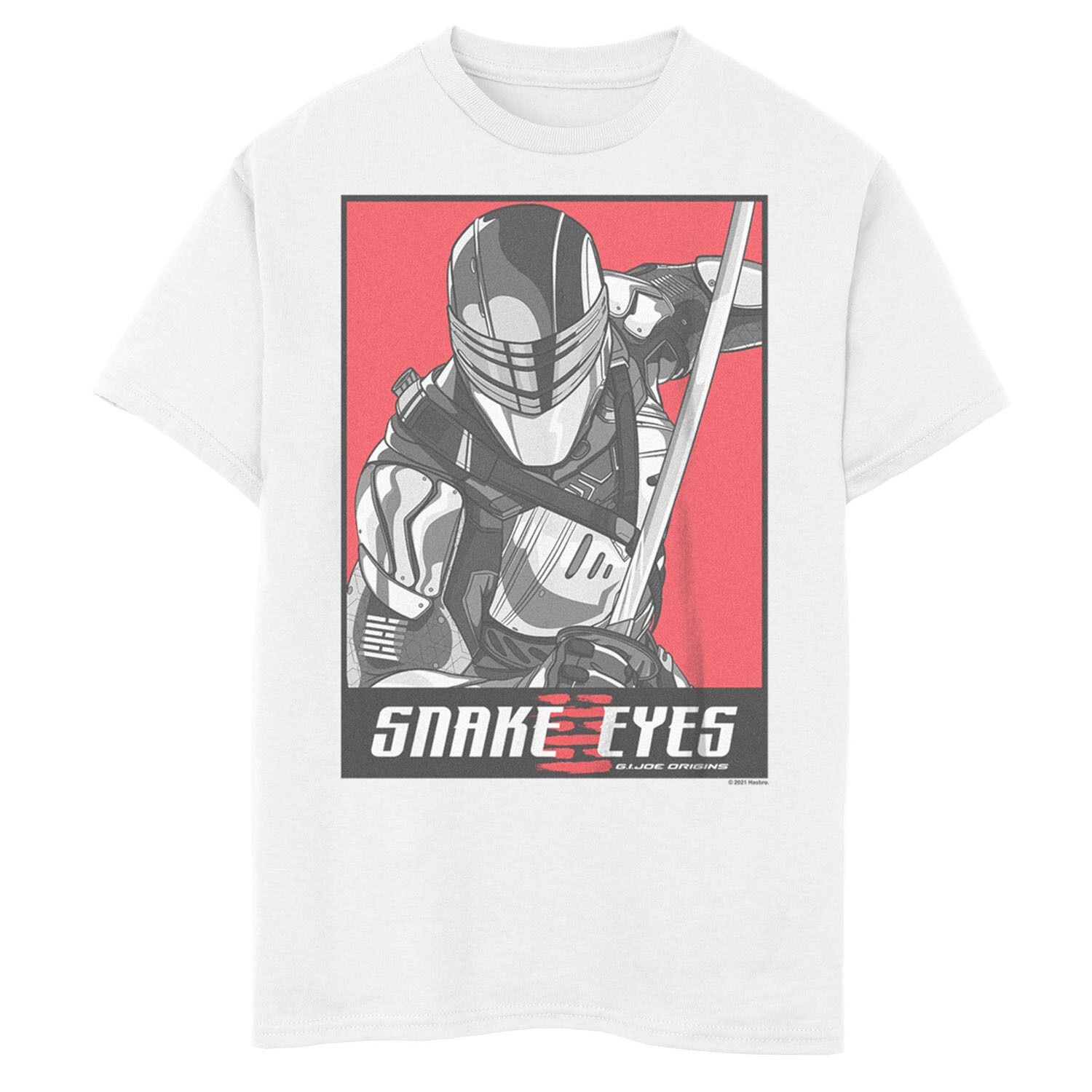 

Мальчики 8-20 лет Футболка с плакатом в уличном стиле Joe Snake Eyes Licensed Character