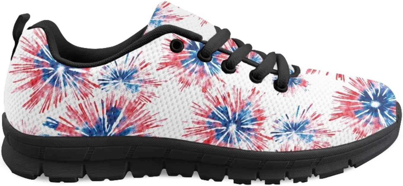 

Кроссовки с американским флагом для мужчин и женщин, кеды, обувь на 4 июля, легкие беговые и теннисные кроссовки для фитнеса Getelinseng, Bold Eagle American Flag