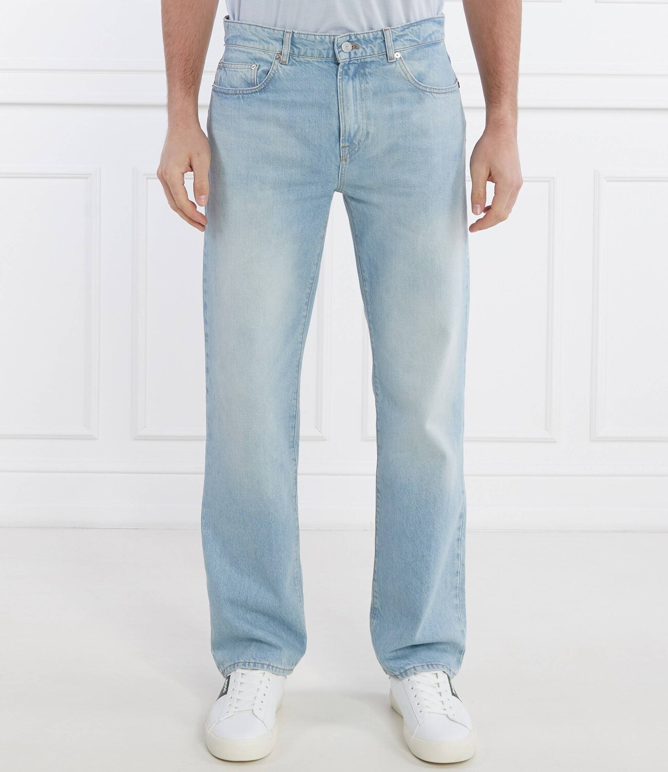 

Джинсы Lacoste Straight fit, небесно-голубой