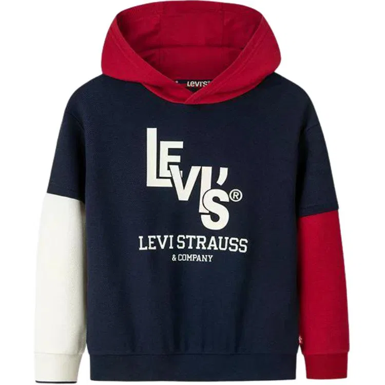 Толстовка с капюшоном унисекс Levis, Dark Royal Blue