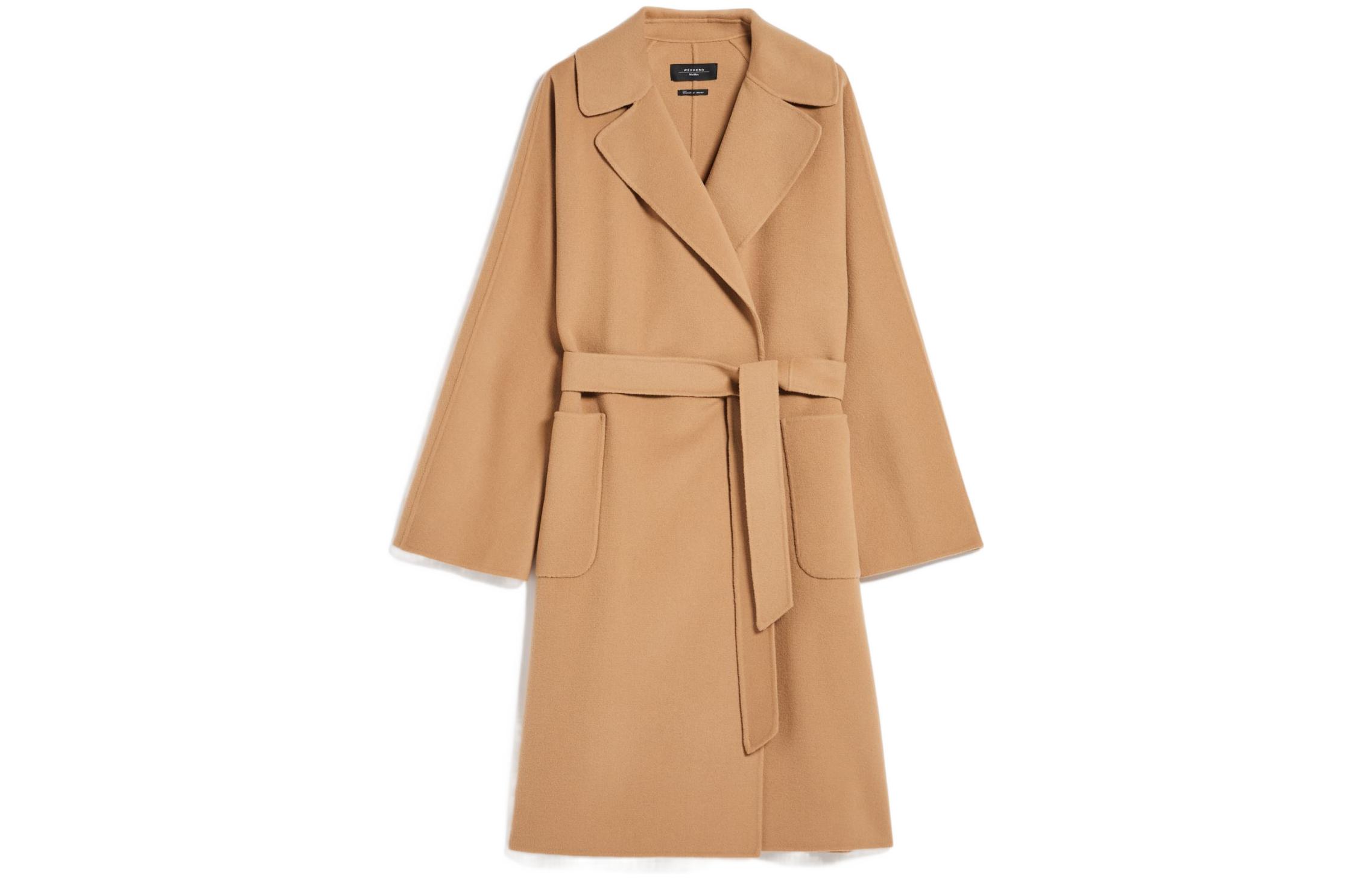 

WEEKEND MaxMara Женское пальто верблюжьего цвета Camel, Camel