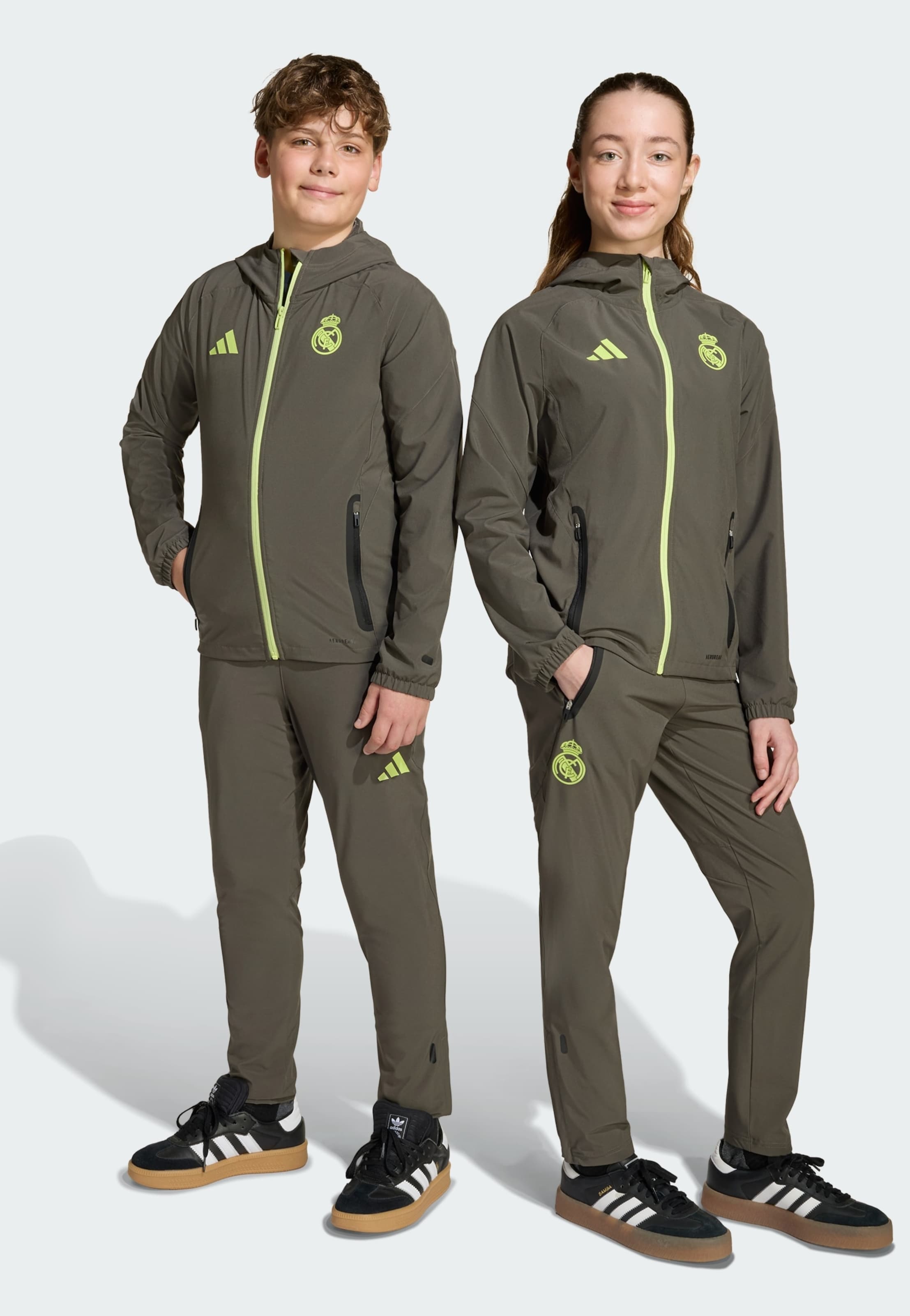 Adidas Performance Спортивные брюки Regular 'Real Madrid Tiro 25 Competition' в цвете оливковый, Apple — фото 2