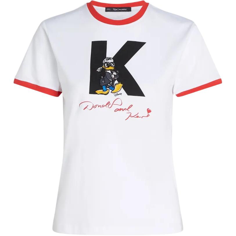 

Футболка Karl Lagerfeld X Disney Petite KARL LAGERFELD / Karl Lagerfeld Jeans, белый