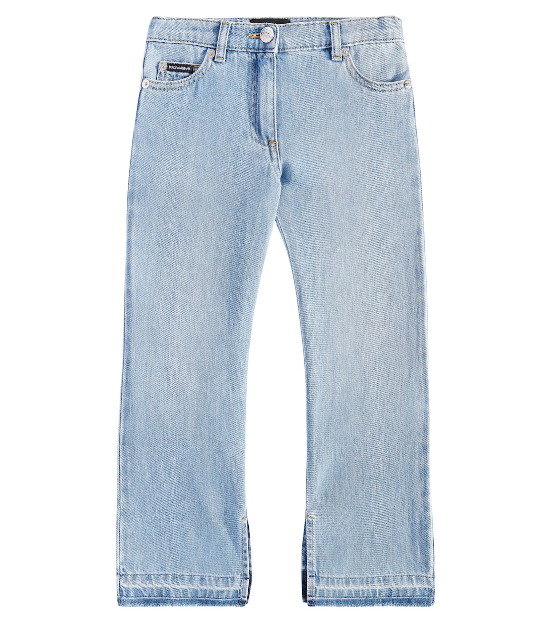 

Расклешенные джинсы с логотипом Dolce&Gabbana Kids, Variante Abbinata