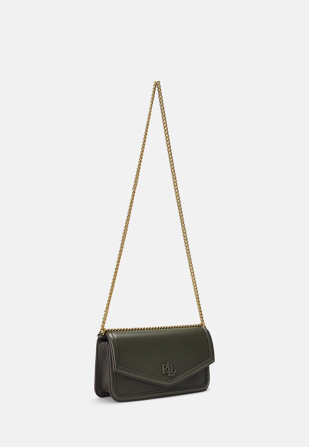 

Сумка через плечо NAPPA LEATHER MEDIUM SAWYER BAG Lauren Ralph Lauren, оливковый