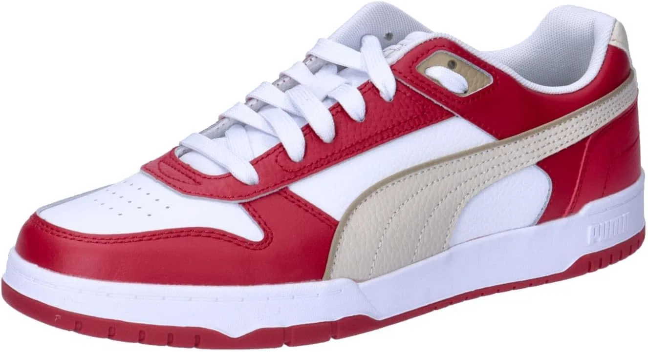 Кроссовки RBD Game Low Track Shoe PUMA, Puma White Club Red Alpine Snow