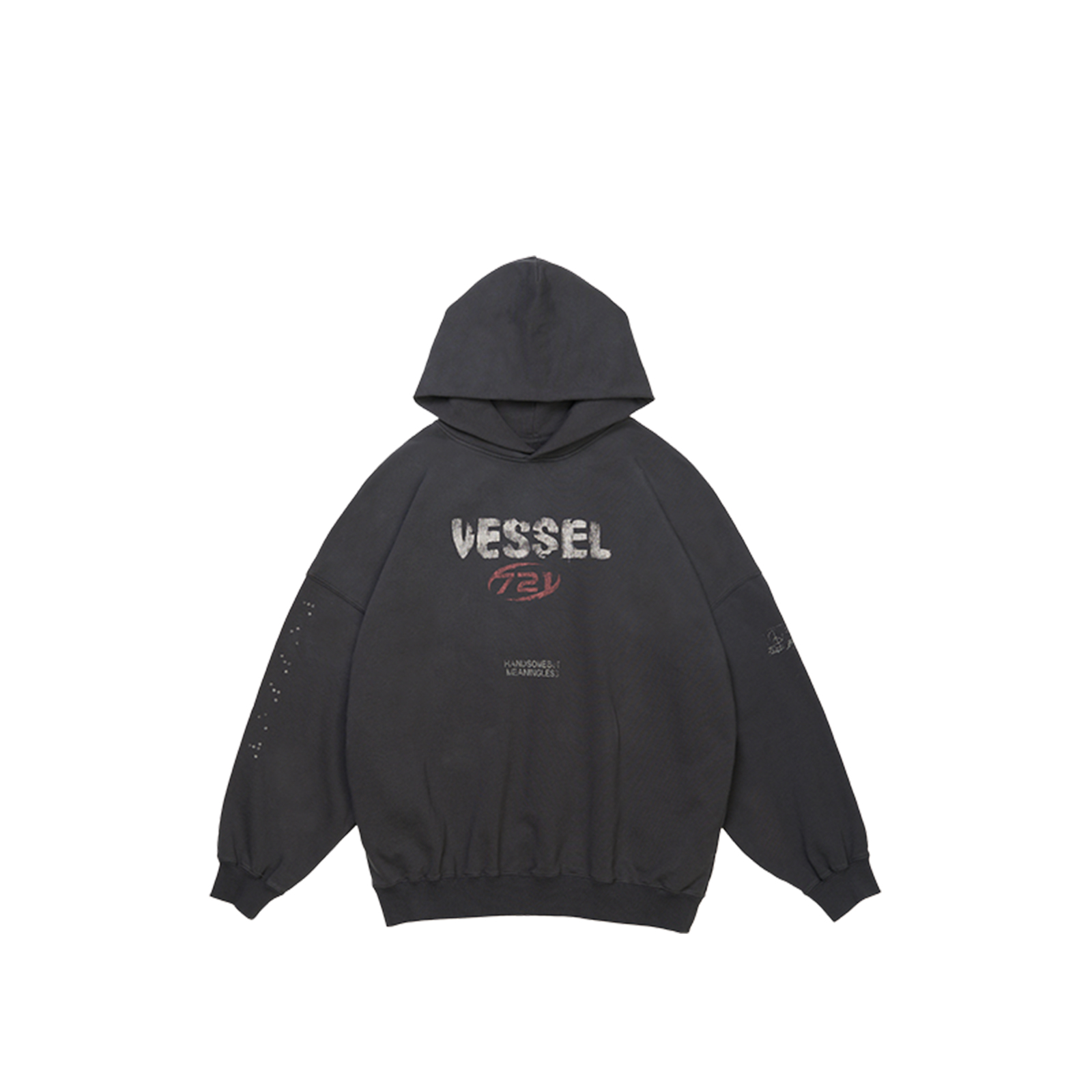 

Толстовка Unisex Hooded Moderate Heavyweight XVESSEL, черный