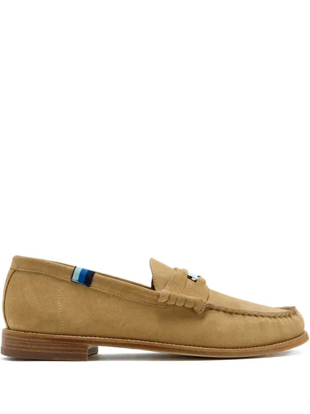 Лоферы цвета бирюзы Blu Scarpa