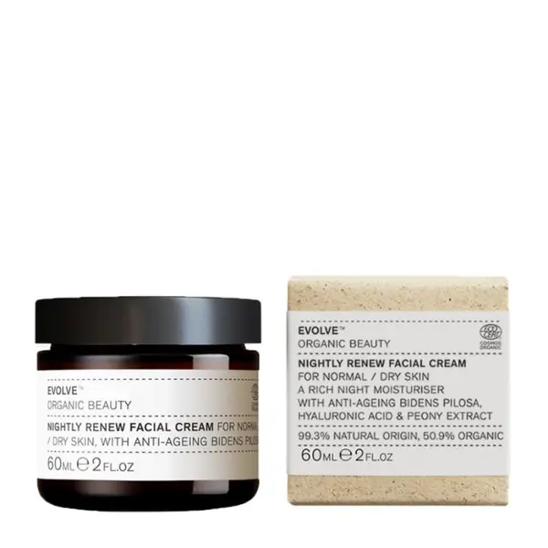Крем для лица Evolve Organic Beauty — Регенерирующий ночной , Nightly renew facial cream, 60 мл — фото 2