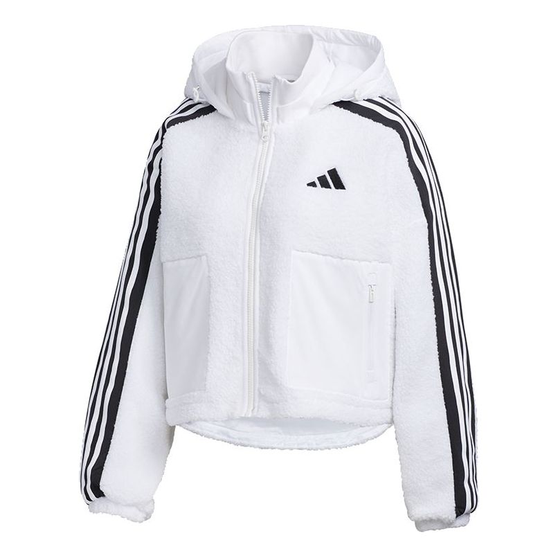 

Куртка (WMNS) adidas Urban BOA Short Knitted Jacket 'White Black', белый