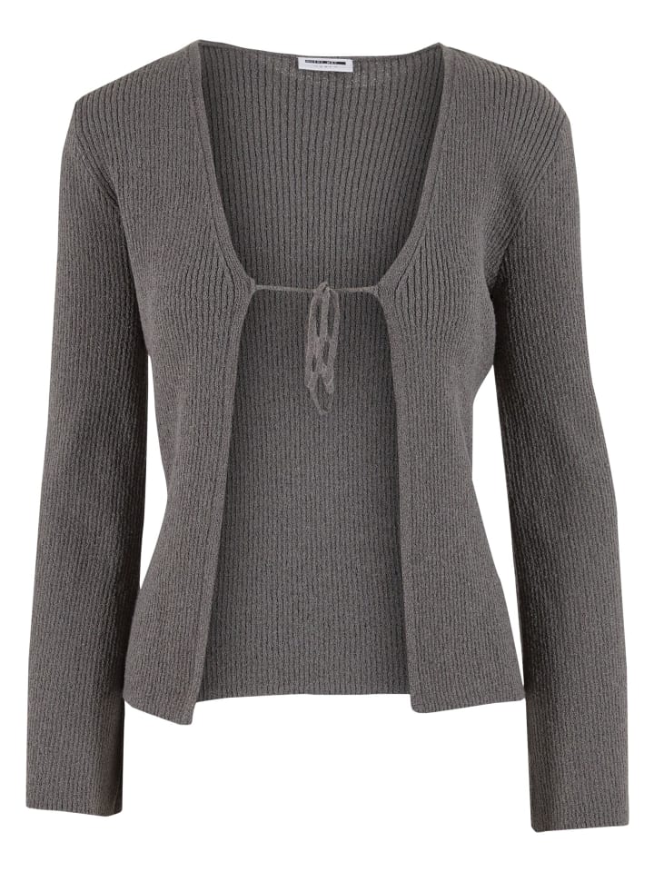 

Вязаный кардиган Noisy May темно-серого цвета Noisy may